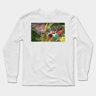 Lara Croft and T-Rex Long Sleeve T-Shirt